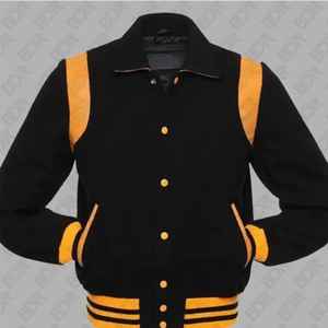 Customizable Vintage Varsity Jacket 100% Wool Embroidered Logo on Front XS Size Zippered Closure Winter Oem Service - Product Image 5
