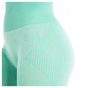 Nuevo Diseño 2025 Leggings de Yoga Sólidos para Mujer, Cintura Alta, Sin Costuras, Transpirables, de Secado Rápido, Ecológicos, de Spandex/Poliéster para Entrenamiento - Product Image 5