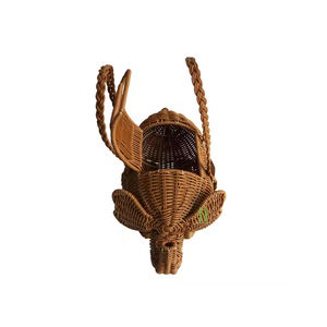 Panier de rangement en rotin en forme d'éléphant fabriqué à la main emballage OEM de décoration de maison écologique au Vietnam - Product Image 2