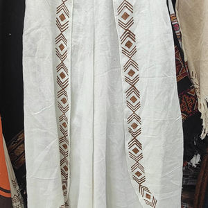 ผ้าเรยอนสำหรับสุภาพสตรีพาลาซโซปักลายสไตล์วินเทจ - Product Image 1