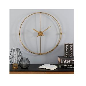 Reloj de Pared Metálico Moderno y Minimalista con Perfil Delgado, Perfecto para Interiores de Hogar Contemporáneos y Estilo de Decoración Limpio - Product Image 5