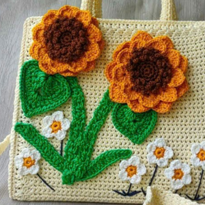 กระเป๋าถักโครเชต์สำหรับผู้หญิงกระเป๋าผ้าถักสะพายไหล่กระเป๋าถักโครเชต์น่ารักสำหรับเด็กผู้หญิงผลิตในเวียดนาม - Product Image 5