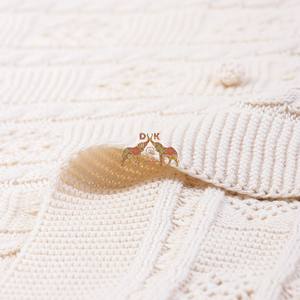 Couverture en tricot de coton faite à la main pour canapé et lit couverture en tricot de coton douce, respirante et confortable - Product Image 5