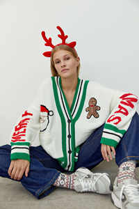 Suéter Escolar de Invierno de Punto de Algodón 100% Orgánico - Product Image 3