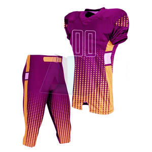 Tenue de sport respirante et flexible à manches courtes pour l'entraînement, uniforme de football américain conçu pour le confort des joueurs - Product Image 4