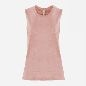 เสื้อแขนกุดผู้หญิงผ้าคอตตอนผ้าโพลีเอสเตอร์น้ำหนักเบาสีน้ำเงินขนาดเล็ก - Product Image 3