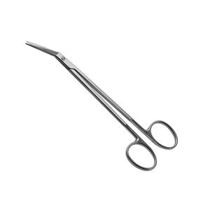 Locklin 16 Cm/6 1/4 \ "Tijeras angulares Tijeras de Cirugía General médica con bordes de corte dentados Hecho de acero inoxidable Metal - Product Image 1