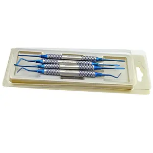 Periotoomes chirurgicaux réutilisables en titane revêtu, certifiés CE par Dogmatic International, pour le lifting gingival par tunnelisation dentaire - Product Image 1