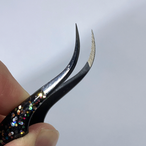 แหนบต่อขนตาสเตนเลสแหนบขนตาแบบตรงและโค้งงอ - Product Image 6