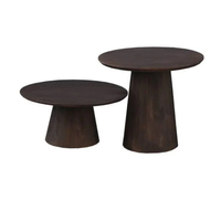 Table basse pliable hexagonale moderne en bois massif, couleur personnalisée, écologique, faite à la main, durable, mobilier de luxe pour la maison