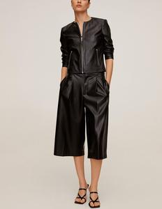 Chaqueta de cuero nueva para mujer, estilo elegante y ajustado, para uso diario, con forro acolchado y acabado suave. - Product Image 4