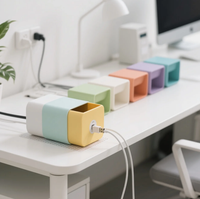 Boîte de gestion des câbles de bureau magnétique personnalisée au meilleur prix, stockage de multiprise caché OEM