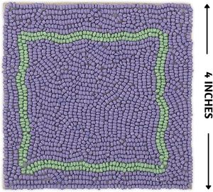 Best Theme Design Glass Beads <b>Table</b> <b>Coaster</b> Best for Parties and Other Functions Tableware Decorative Beast Design <b>Coaster</b> - Product Image 1