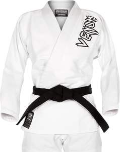 Kimono de Jiu-Jitsu brésilien professionnel léger 100% coton, Gis personnalisé avec logo frontal extensible lavé pour l'entraînement au karaté - Product Image 1