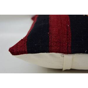 Almohada de lana Kilim Multicolor, cojín decorativo de 12x24 pulgadas, patrón de hojas Vintage de lujo, ropa de cama tejida portátil, Cojín cuadrado - Product Image 4