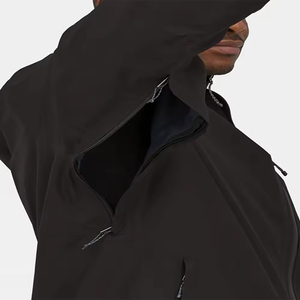 Men's <b>Lightweight</b> Canvas Windbreaker <b>Jacket</b> for Outdoor Sports Water & Windproof Hoodie with Custom Logo for <b>Running</b> & Hiking - Product Image 6