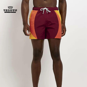 Wholesale Men's Best Gray/<b>Black</b> Fashionable Cotton/Polyester Summer Streetwear Plain Dyed Beach Shorts Zipper Casual Pattern - Product Image 6