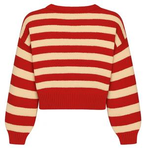 Delta Sigma Theta Femme 100% Acrylique Cardigan Pull Casual Print Knitted Style Front Logo - Product Image 2