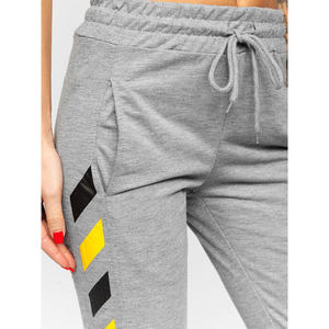 Logo personnalisé Pantalon de jogging pour femmes Nouveau style tendance Pantalon en polyester et coton pour l'hiver Toile pour dames - Product Image 2