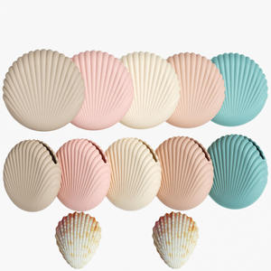 Cross-border Best-selling Silicone Beauty Blender <b>Storage</b> Bag Shell-shaped Dust-proof Breathable Puff Holder Portable Waterproof - Product Image 1
