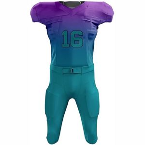Maillot de football américain personnalisé de haute qualité, manches courtes, impression de logo personnalisée, respirant, unisexe, grande taille, protection UV - Product Image 2