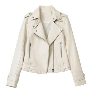 Chaqueta térmica integrada de piel nueva para mujer, abrigo de piel sintética de manga larga con solapa acolchada, prendas de vestir exteriores elegantes cálidas para mujer - Product Image 6
