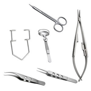 Kit d'instruments chirurgicaux ophtalmiques manuels en gros |   Instruments de chirurgie oculaire professionnels en acier inoxydable - Product Image 2