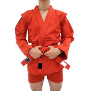 ชุดเครื่องแบบ MMA sambo ของคุณสำหรับผู้ใหญ่100% ผ้าฝ้ายทนทานปรับแต่งโลโก้ได้ตามต้องการ - Product Image 1