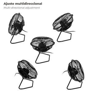 Ventilatore da tavolo 10 cm. USB da 2,5 Watt. - Product Image 4
