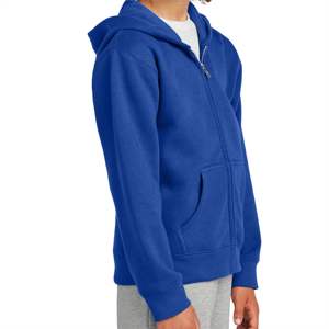 เสื้อแจ็กเก็ตมีฮู้ดผ้านุ่มมีซิปเต็มสำหรับเด็กเสื้อแจ็คเก็ตมีฮู้ดผ้าคอตตอนออร์แกนิกพิมพ์ลายดิจิทัลสำหรับฤดูใบไม้ร่วง - Product Image 6