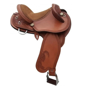 Selle de cheval en cuir demi-race australienne de qualité supérieure en cuir fabriqué à la main polyvalent pour le trail et la compétition OEM vente en gros disponible - Product Image 1