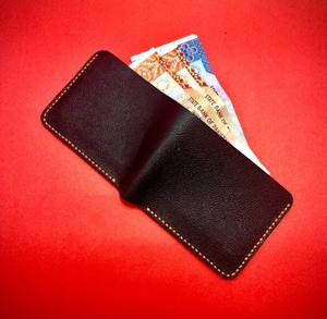 Custom Logo Genuine <b>Leather</b> <b>Wallet</b> for <b>Men</b> Factory Direct Wholesale - Product Image 1