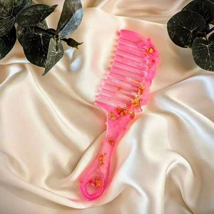 หวีเรซิ่นมืออาชีพสำหรับช่างตัดผม ใช้สำหรับจัดแต่งทรงผมในร้านเสริมสวย วัสดุเรซิ่นคุณภาพสูง - Product Image 1