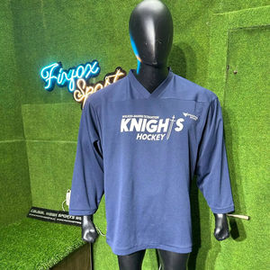 Maillot de hockey sur glace en polyester de haute qualité, respirant, écologique, avec logo imprimé en sérigraphie, uniforme de hockey personnalisé - Product Image 1