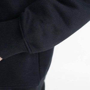 ชุดเซ็ตเสื้อฮู้ดและกางเกงขายาวผ้าฝ้าย 100% สีพื้น พิมพ์ลายตามสั่ง ระบายอากาศได้ดี มีซิป 2 ชิ้น 1 ชุด สำหรับผู้หญิง ทรงสปอร์ตหนาพิเศษ เหมาะสำหรับฤดูหนาว - Product Image 4