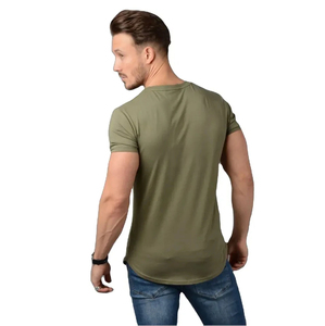 เสื้อยืดสำหรับผู้ชายกางเกงขาสั้นสำหรับวิ่งออกกำลังกายคอกลมผ้าฝ้ายโพลีเอสเตอร์ริงเกอร์ออกแบบโลโก้ได้ตามต้องการฤดูร้อน - Product Image 3