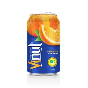 新产品2023 300毫升VINUT罐装橙汁非浓缩优质畅销ODM OEM服务
