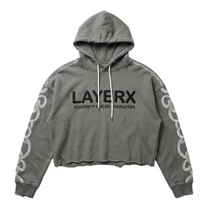 Sweat à capuche pour homme 2026, poids lourd, 500 g/m², polaire polyester/coton, brodé pour graphisme, coupe ample, longueur classique, ourlet brut - Product Image 1