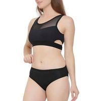 Conjunto de Lencería de Diseño para Mujer 2026, Sujetador sin Varillas con Copas 3/4 y Relleno Extraíble, Braguita Hipster, Encaje Transpirable de Alta Calidad para Adultos