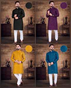 Nuevo aspecto atractivo Ropa de recepción Camisa de manga larga de algodón Listo para usar Precio de ritmo barato Fabricación al por mayor Ropa étnica Apparelgarment - Product Image 2