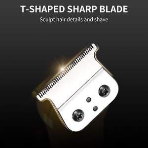 Máquina de Cortar Cabello Recargable con Pantalla LED, Recortadora y Afeitadora de Barba Ajustable para Hombre con Fuente de Alimentación por Cable/Batería - Product Image 2