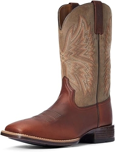 รองเท้าบูทคาวบอยตะวันตกทำด้วยมือจริงรองเท้าบูตขี่ของผู้ชายปักลายรองเท้าบูทบุหนังแท้สำหรับผู้ชายไซส์ใหญ่ - Product Image 4