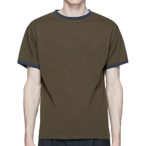 Offre Spéciale 100% coton hommes T-Shirt impression personnalisée motif solide haute qualité 180 Gsm sonnerie personnalisable T-Shirt blanc pour hommes - Product Image 2