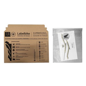 Adesivo Protettivo 3D Impermeabile per Parafango Anteriore Honda Hornet 2023-2024 per Decorazioni Moto - Product Image 3