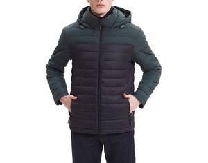 Veste d'hiver épaisse et chaude pour homme, imperméable, coupe-vent, isolée, à capuche, vêtement d'extérieur léger, streetwear - Product Image 1