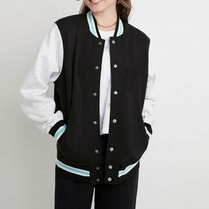 Veste universitaire très exigeante, respirante et de qualité supérieure pour femmes, offre spéciale de service OEM en laine, veste universitaire à la mode pour femmes - Product Image 1