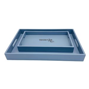 2023 bandeja de servicio de madera redonda hecha a mano Natural restaurante personalizado para placa de cargador para platos de comida fiestas suministradas por Viet - Product Image 1