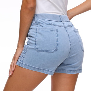 Pantalones cortos de mujer con estampado personalizado OEM, pantalones cortos de poliéster para mujer de alta elasticidad para verano, gimnasio, deportes, Fitness, correr, pantalones cortos para mujer - Product Image 6