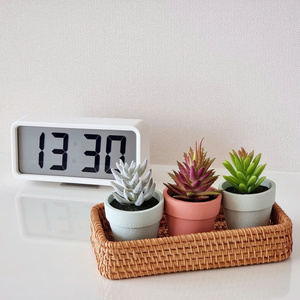 Juego de 3 cestas de ratán natural para decoración de vajilla Almacenamiento de cocina Organizador de cocina - Product Image 3