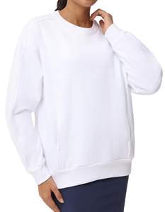 Sweat femme Double face imprimé coton col rond sweat goutte épaule pull femmes sweats à capuche avec Style décontracté - Product Image 2